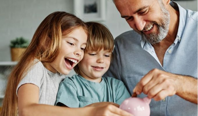 trzy pokolenia mężczyzn